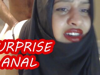 PAINFUL SURPRISE ANAL WITH MARRIED HIJAB WOMAN &excl;
