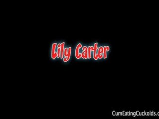 Lily Carters Husband Eats a Juicy Cream Pie