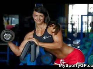 Incredible Fitness Girls and muscular GFs!